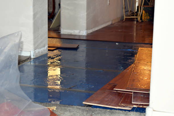 Professional Flood Cleanup technician working in Moss Beach, CA
